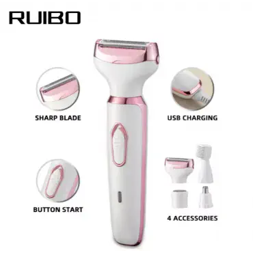 Lady Shaver Beauty Kit 4-in-1