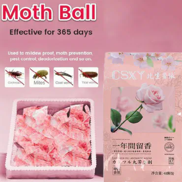 Rose floral Camphor balls (২প্যাকেট ৯৬ পিস)