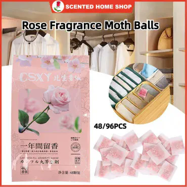 Rose floral Camphor balls (১প্যাকেট ৪৮ পিস) 