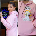 Unique Stylish Hoodie for Girl four Cats