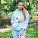 Unique Stylish Hoodie for Girl Seven Cat 