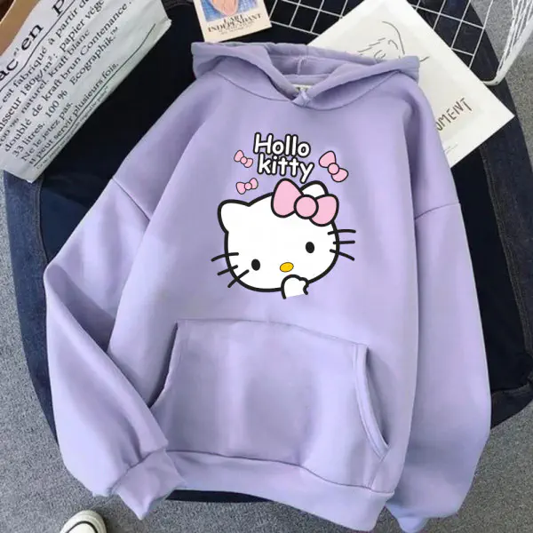 Unique Stylish Hoodie for Girl Hello Kitty