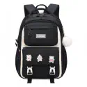 School Bag for Girls and Boys Waterproof (Black)