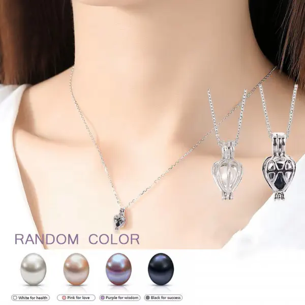 Real Pearl Necklace Set- (নেকলেস + আংটি + কানের দুল) ৬ মাসের কালার গ্যারান্টি।