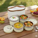  4 Layer Lunch Box Set (4 Pcs + Free Carry Bag) 4 Layer Lunch Box Set (4 Pcs + Free Carry Bag)
