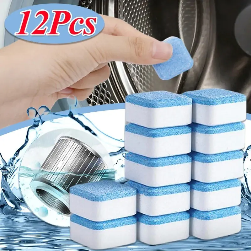 Washing Machine Cleaner Tablets 1 Box (12 pis )