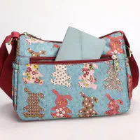Printed crossbody ba...