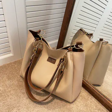Women PU Leather Han...
