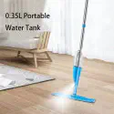 Spray Mop with Removable Washable Cleaning Pad and Integrated Water Spray