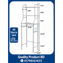 Premium Toilet & Washing Machine Rack