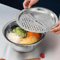 ২ পিস 3 IN 1 VEGETABLE CUTTER WITH DRAIN BASKET