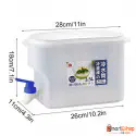 Fridge Water Dispenser Jar with Tap (3.5 L)
