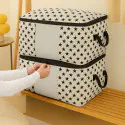 4 pcs -- Horizontal Star Printed Huge Capacity Printed Quilt Storage Bag