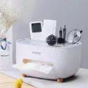 ৩ পিস - Ecoco মাল্টিফাংশনাল টিস্যু বক্স অর্গানাইজার