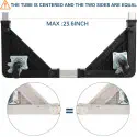 Washing Machine, Refrigerator, Fridge Stand Rack – Adjustable Size for Perfect Fit