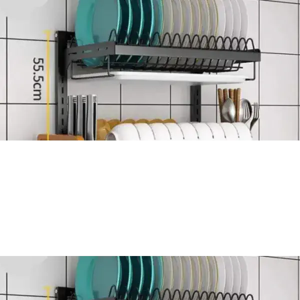 Wall Fitting Kitchen Dish Rack – Stylish & Durable Dish Storage Solution