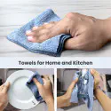 2 Roll -- Premium Microfiber Cleaning Cloth Roll ( 2 roll=40 pcs ) FREE 🚚 