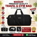 All In One Multi Capacity Folding Travel Bag (Black)
