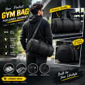 Adidas Premium Leather Gym Bag (15 inch)