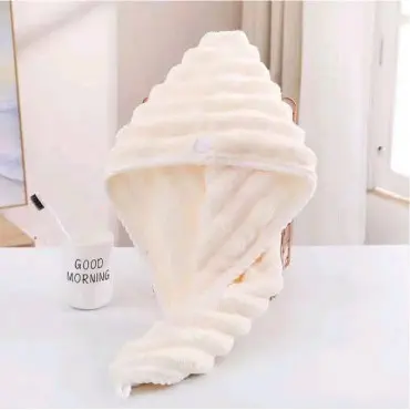 Microfiber Hair Towel (2 pcs )