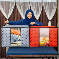 Star Printed New Storage Bag ( 2 Pcs Pack )
