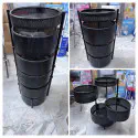 5 Layer Round Shape Kitchen Rack ( 360° Rotating )