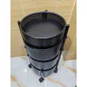 5 Layer Round Shape Kitchen Rack ( 360° Rotating )