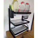 3 Layer Wall Fitting Kitchen Dish Rack