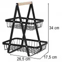 2-Tier Squire Fruit Basket