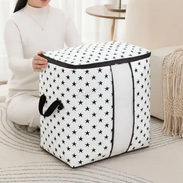 New Star Printed Quilt Storage Bag ( 4 Pcs )