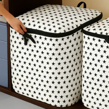 New Star Printed Quilt Storage Bag ( 4 Pies )