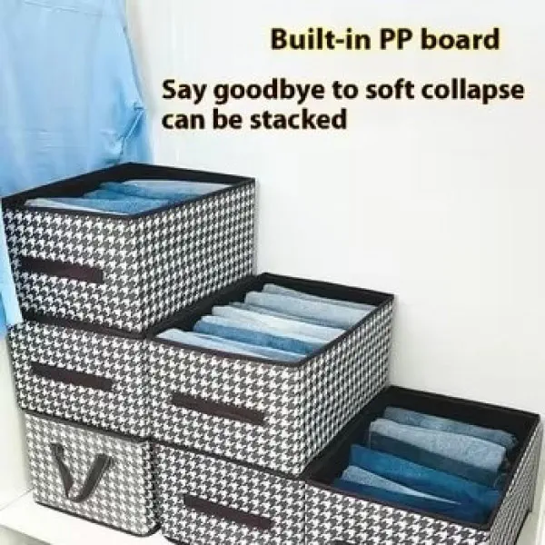 New Printed Cloth Storage Box ( 2 Pcs ) 