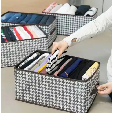 New Printed Cloth Storage Box ( 10 Pcs )