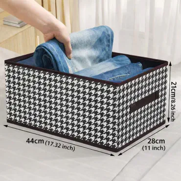 New Printed Cloth Storage Box ( 8 Pcs )