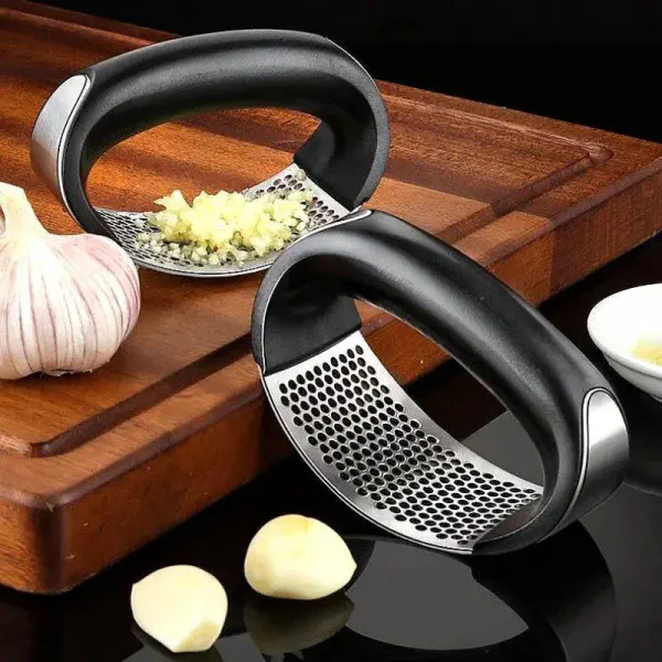 Stainless Steel Garlic Press (3 Pcs)