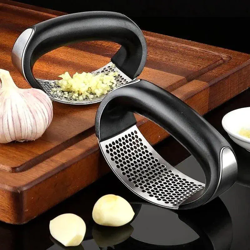 Stainless Steel Garlic Press (3 Pcs)