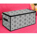 Foldable Flower Print Cloth Organizer Box---1 Piece
