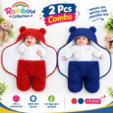 Baby Blanket ( ২ পিস  ) সাইজ ০-৭ মাস।