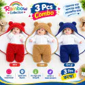 Baby Blanket ( ৩ পিস ) সাইজ ০-৭ মাস।