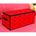 Foldable Flower Print Cloth Organizer Box---1 Piece
