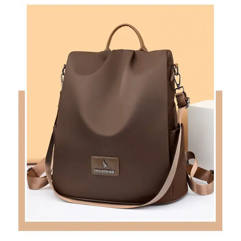 Updated Tote series 2 female backpack(কফি কালার)
