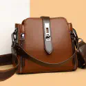 High-quality Messenger Bags For (Kangaroo 3) Women Luxury Crossbody Shoulder Bags Female (Brown)
