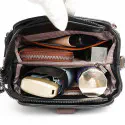 High-quality Messenger Bags For (Kangaroo 3) Women Luxury Crossbody Shoulder Bags Female (Coffee)