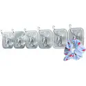 Wall Hook 3 pata 18 pcs