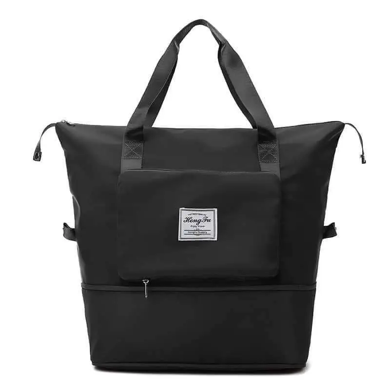 Folding Bag Travel Bags ( Black ) 