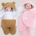 Baby Blanket (1 piece Brown + 1 piece Misty)