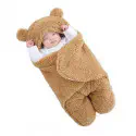 Baby Blanket (1 piece Black + 1 piece Brown)