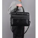 Premium Quality Official / Laptop Bag ( Black color )