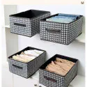( ৪  পিচ ) New Printed Cloth Storage Box