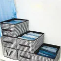 ( ৮  পিচ ) New Printed Cloth Storage Box 